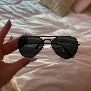 Ray-Ban Dark Aviator Sunglasses